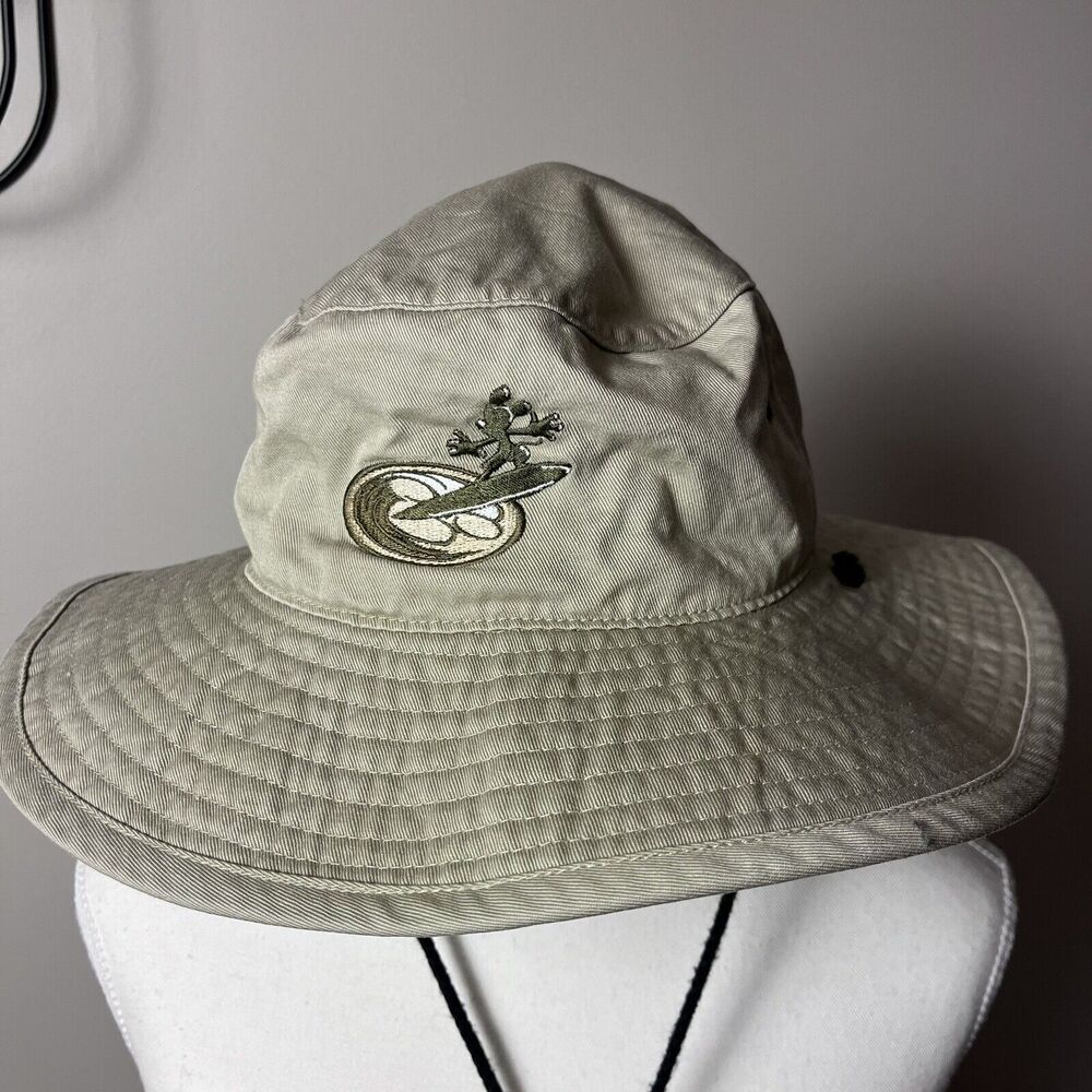Walt Disney World Bucket Hat Mickey Mouse Surfing W/Chin Drawstring
